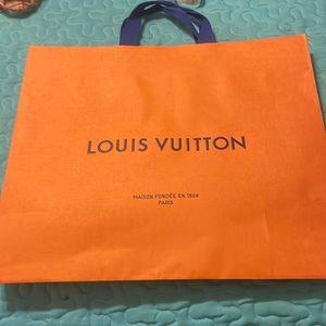 LV paper bag 15.5x13”